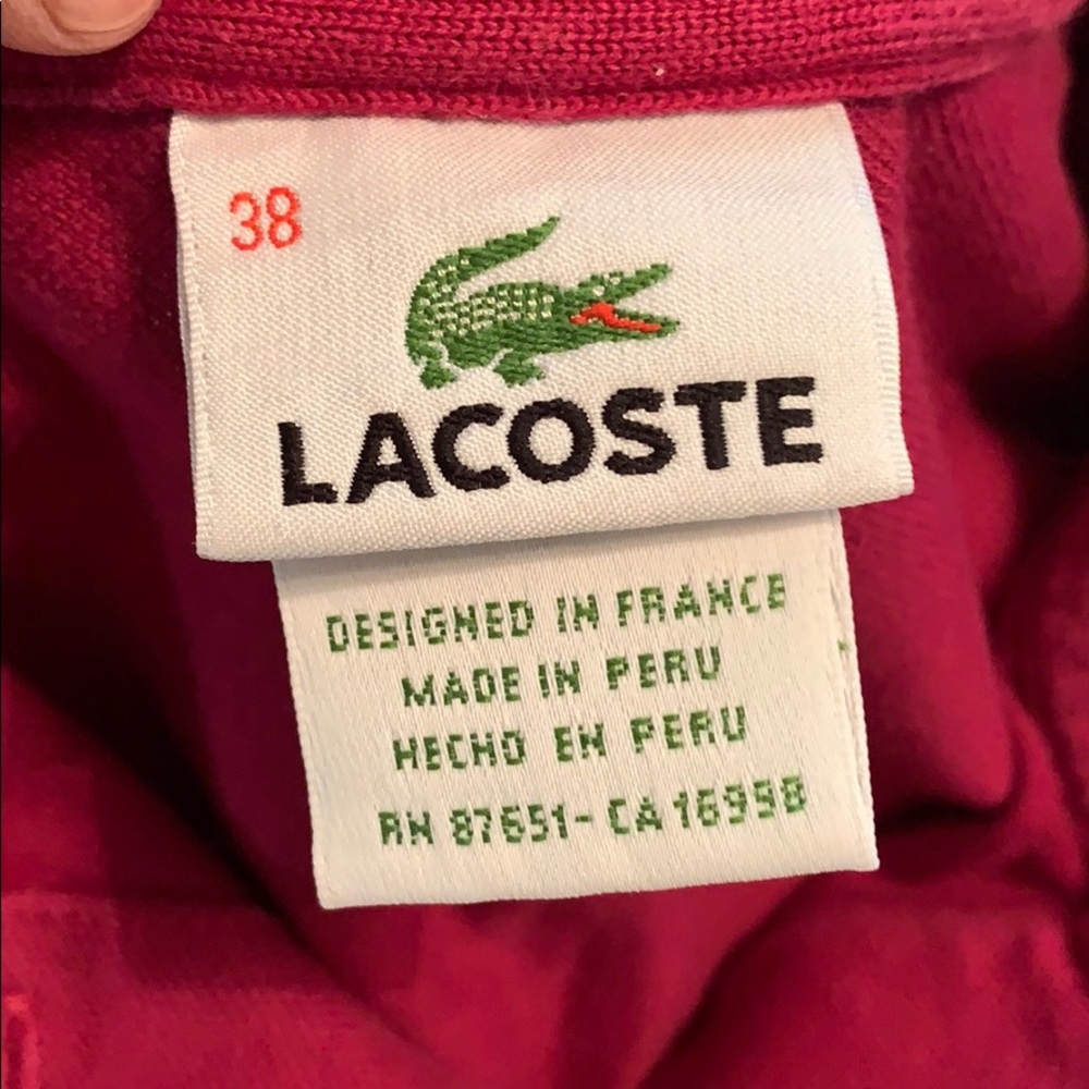 Lacoste Euc 2 Button Collared Polo - image 4